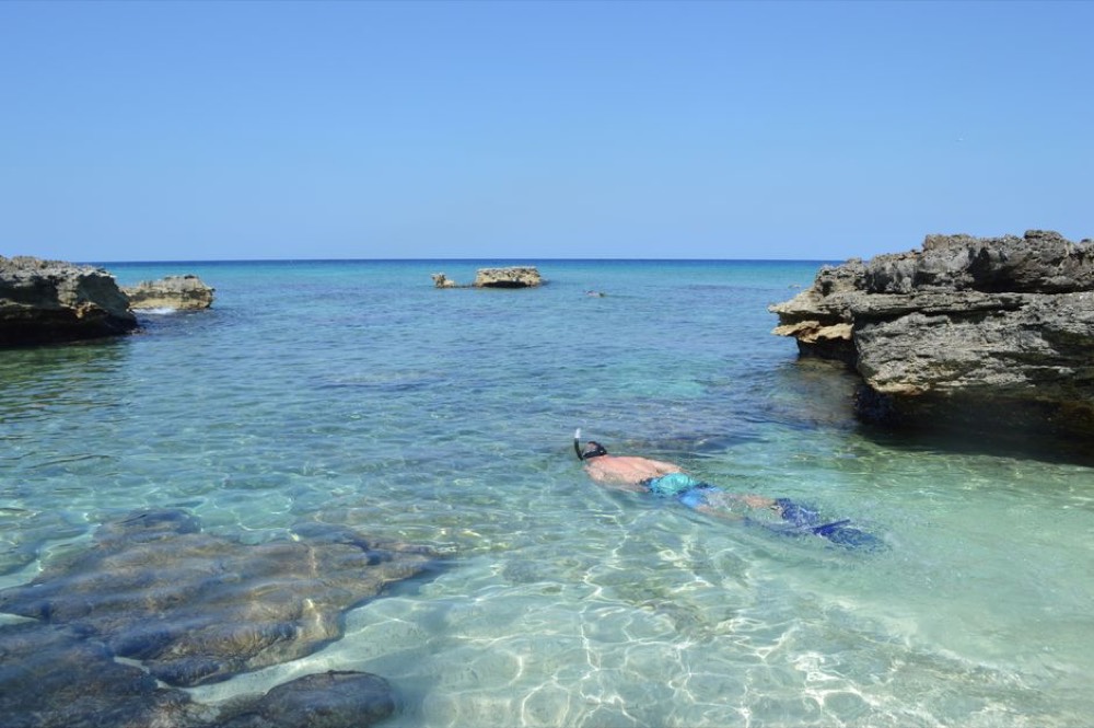 Snorkeling at Love Beach